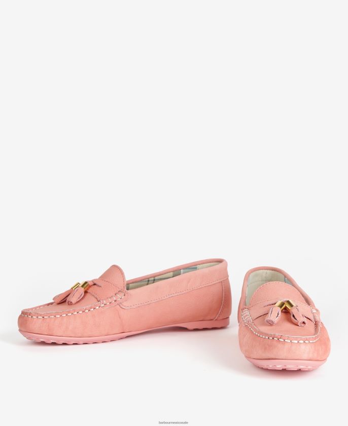 Barbour 8B6RFZ2145 calzado durazno mujer mocasines myla