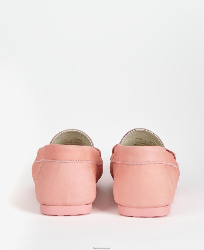 Barbour 8B6RFZ2145 calzado durazno mujer mocasines myla
