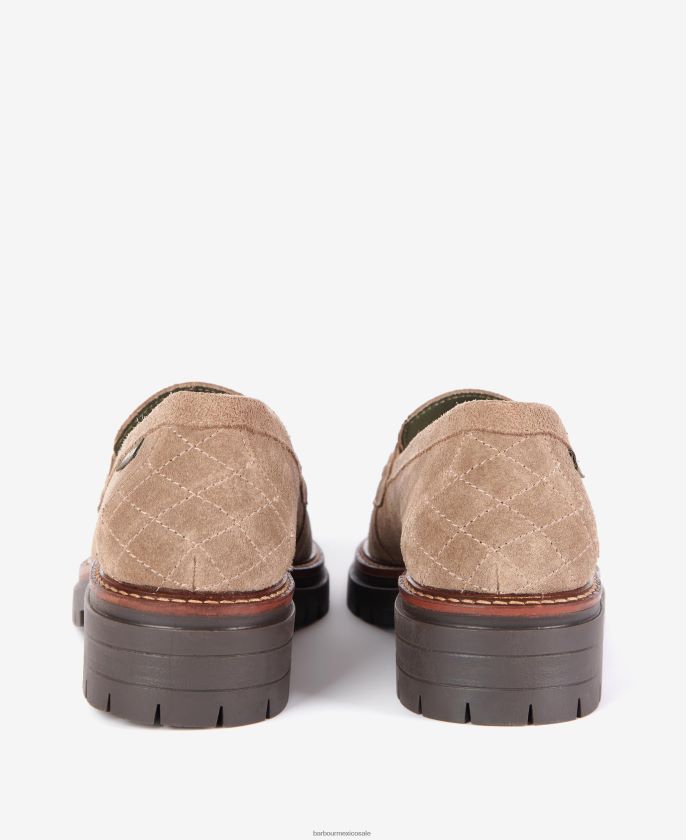 Barbour 8B6RFZ2146 calzado coñac mujer mocasines brooke horsebit
