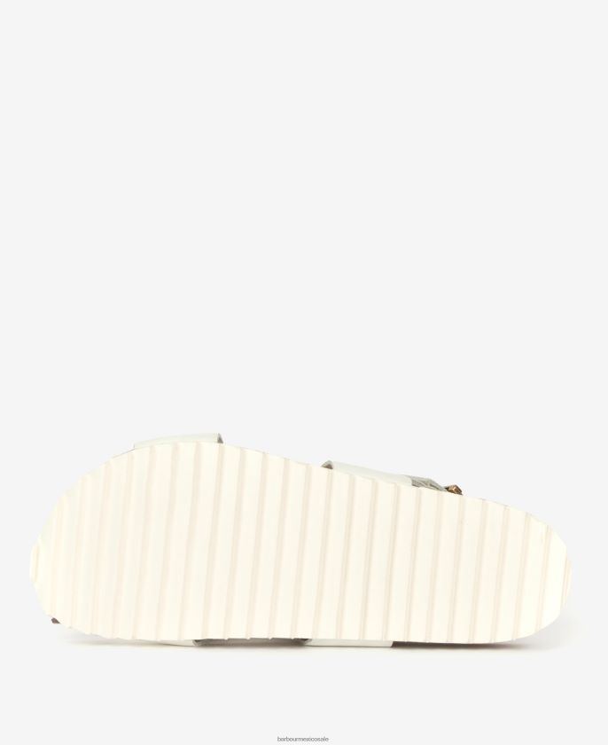 Barbour 8B6RFZ2092 calzado coñac mujer sandalias rochelle con tiras cruzadas