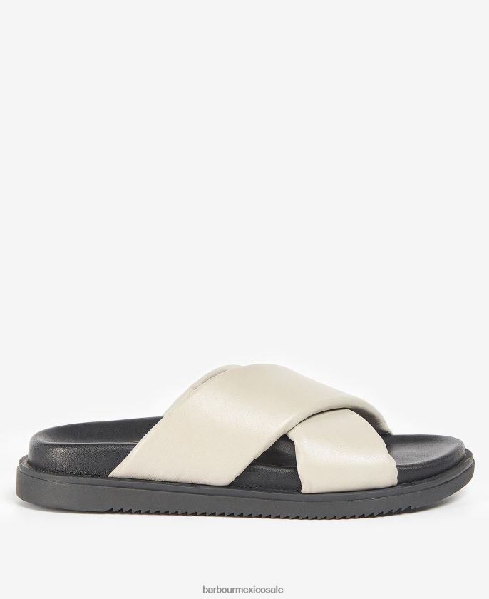 Barbour 8B6RFZ2097 calzado negro clásico mujer sandalias lorimer