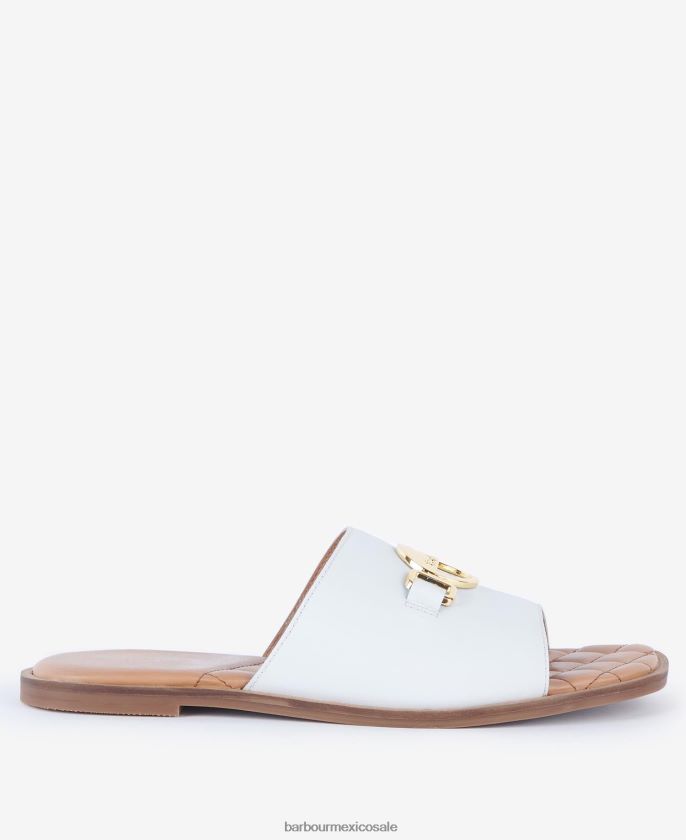 Barbour 8B6RFZ2107 calzado negro clásico mujer sandalias de pensamiento