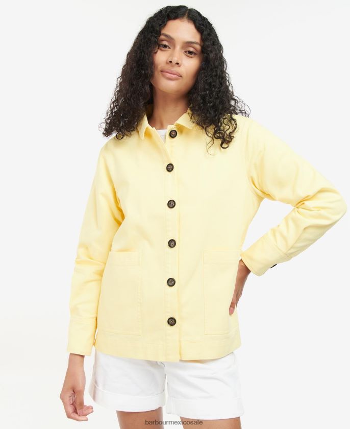 Barbour 8B6RFZ1612 ropa suero de la leche mujer sobrecamisa leilani