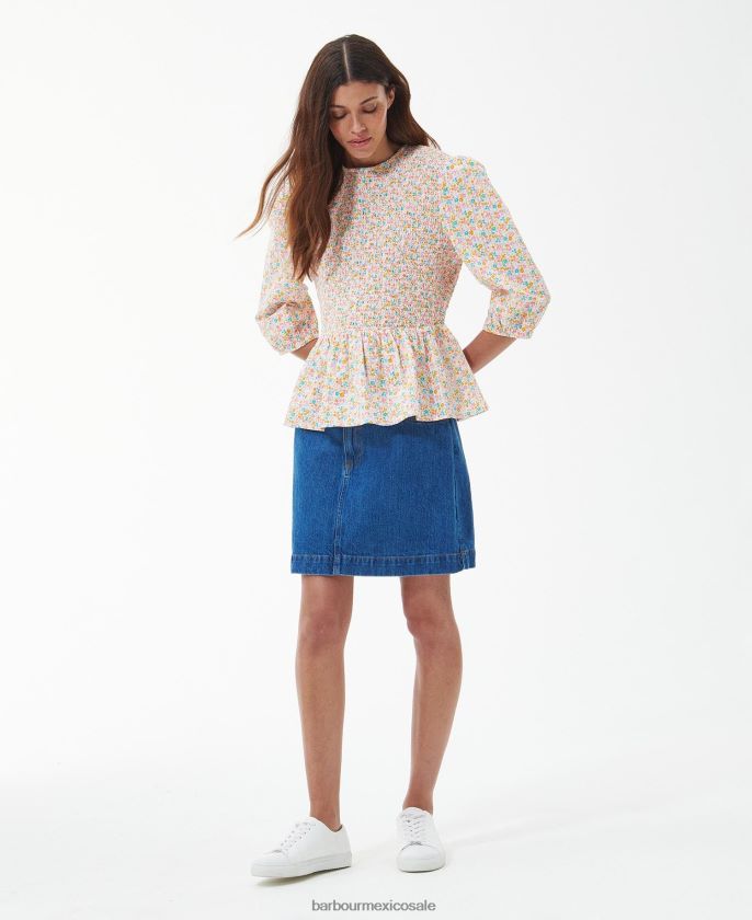 Barbour 8B6RFZ1596 ropa multi clásico mujer parte superior de azalea