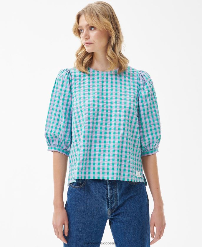 Barbour 8B6RFZ1610 ropa multi clásico mujer parte superior de geranio