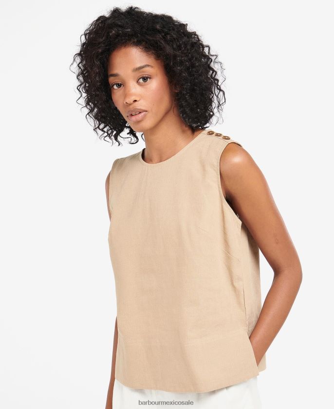 Barbour 8B6RFZ1644 ropa madera de haya mujer parte superior de la puerta de baño