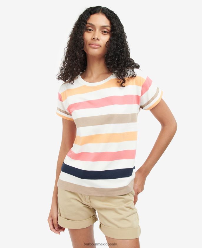 Barbour 8B6RFZ1647 ropa suero de leche multi luz mujer parte superior de lyndale