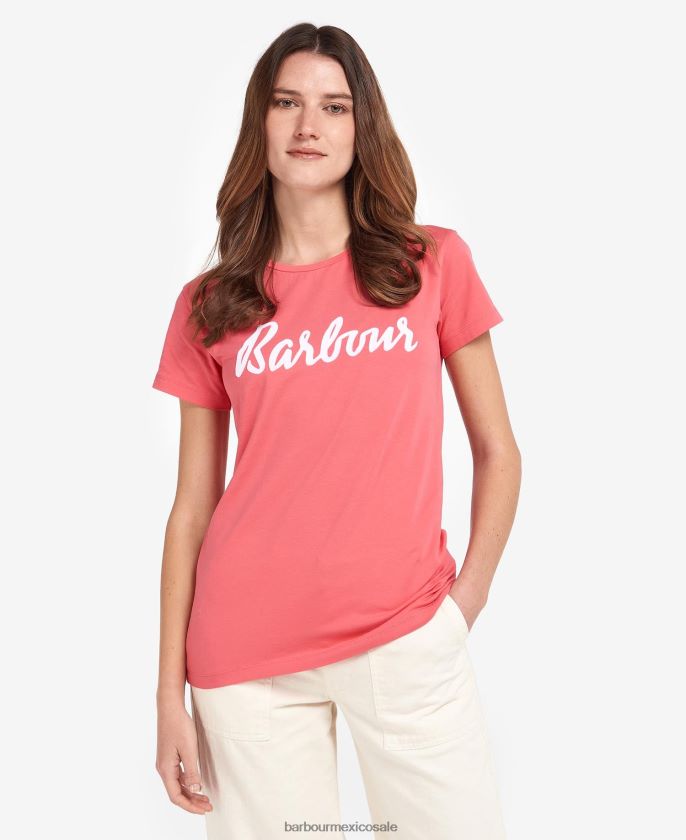 Barbour 8B6RFZ1670 ropa azul marino/blanco mujer camiseta otterburn