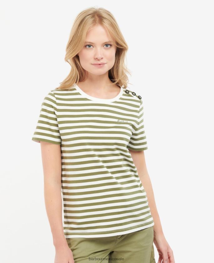 Barbour 8B6RFZ1671 ropa Armada mujer parte superior del ferry