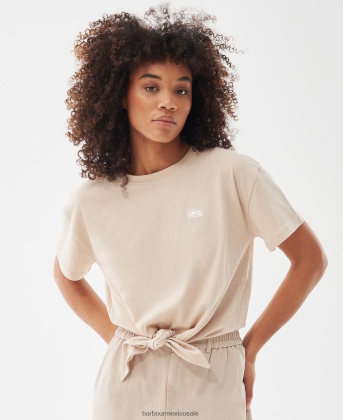 Barbour 8B6RFZ1712 ropa verano negro mujer camiseta de almas