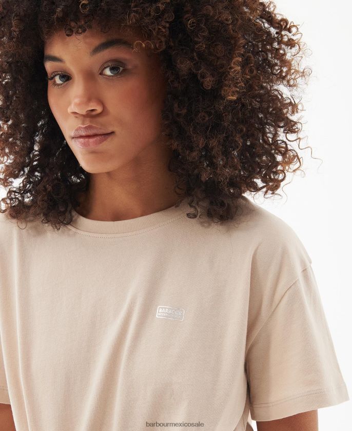 Barbour 8B6RFZ1712 ropa verano negro mujer camiseta de almas