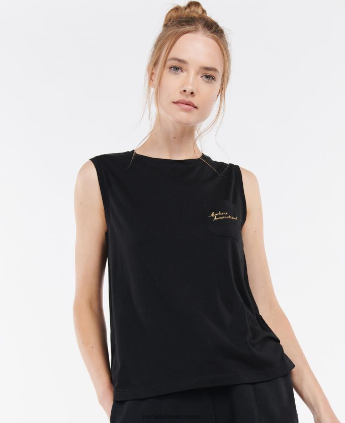 Barbour 8B6RFZ1716 ropa blanco mujer parte superior de baño