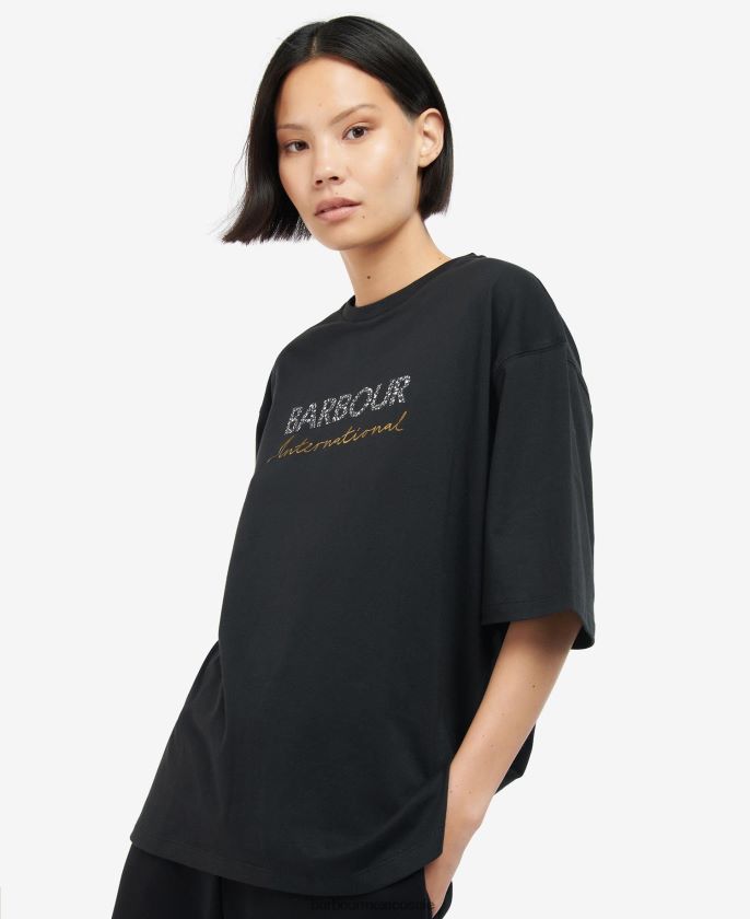 Barbour 8B6RFZ1720 ropa Blanco óptico mujer camiseta pabellón