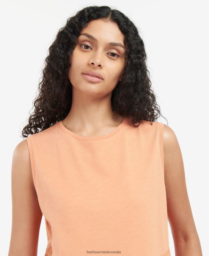 Barbour 8B6RFZ1728 ropa blanco mujer copa de sauce