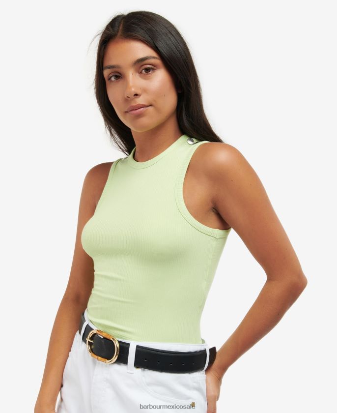 Barbour 8B6RFZ1743 ropa sorbete de lima mujer parte superior stretton