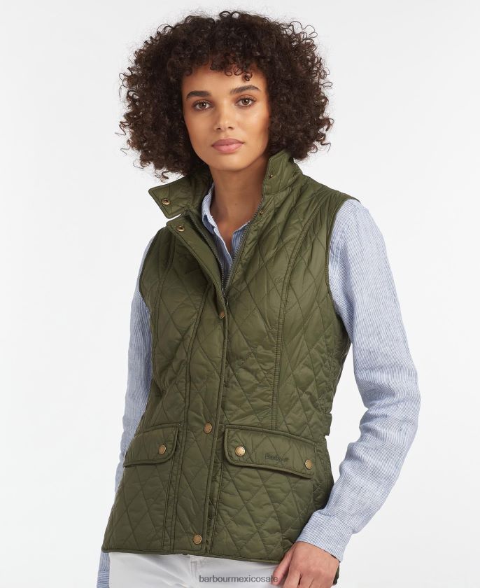 Barbour 8B6RFZ1541 ropa aceituna mujer nutria del oeste