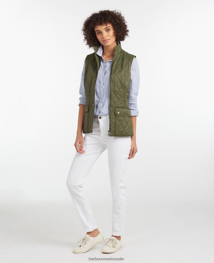 Barbour 8B6RFZ1541 ropa aceituna mujer nutria del oeste