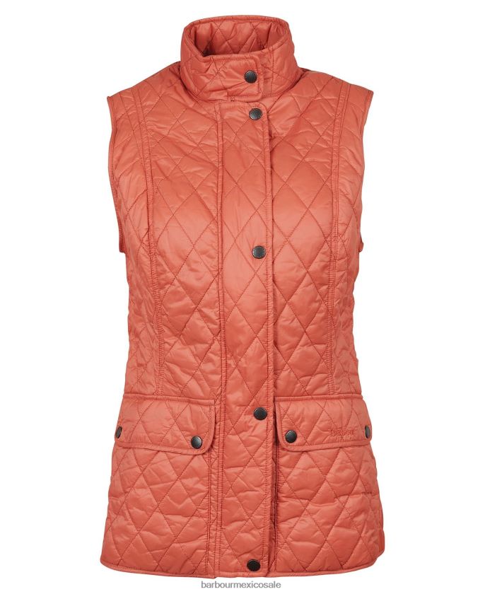 Barbour 8B6RFZ1544 ropa polvo de rosa mujer chaleco otterburn