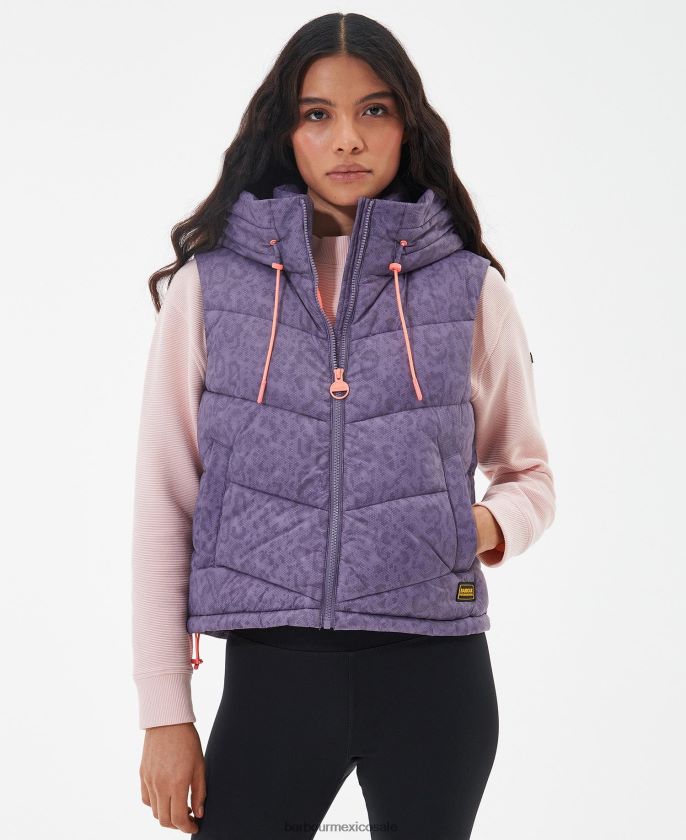 Barbour 8B6RFZ1569 ropa estampado de paisaje lunar mujer chaleco halter estampado