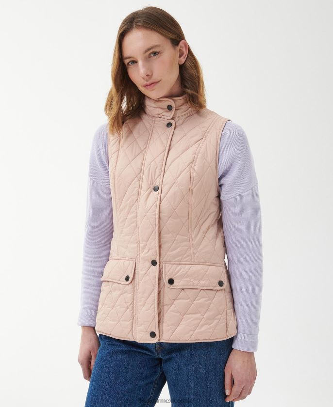 Barbour 8B6RFZ1572 ropa polvo de rosa mujer chaleco otterburn