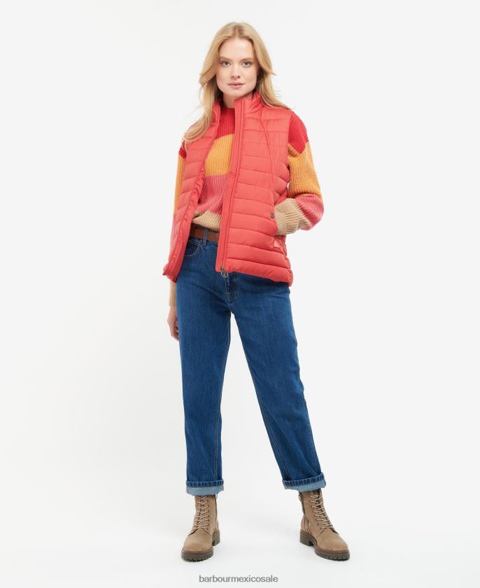 Barbour 8B6RFZ1576 ropa olivo mujer chaleco yara