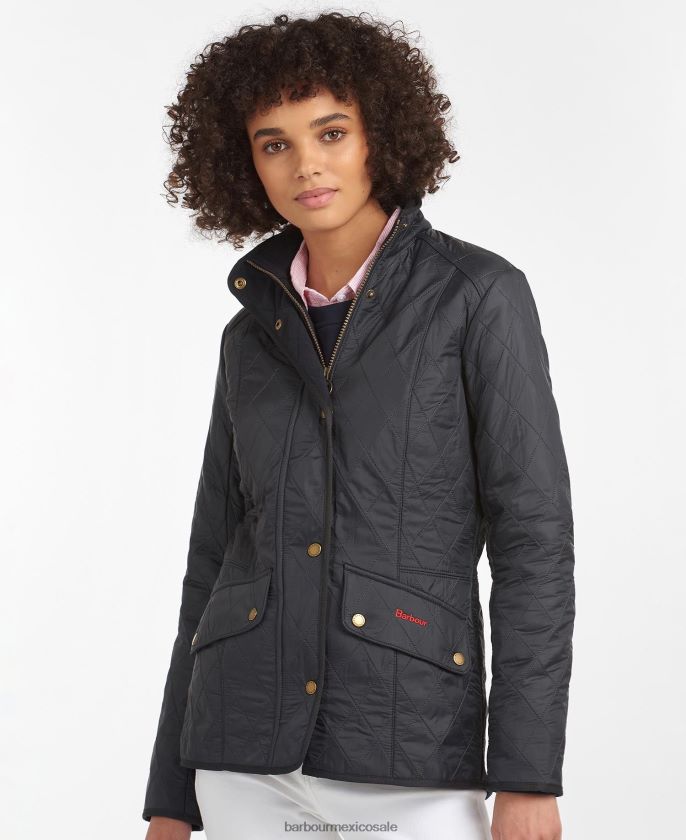 Barbour 8B6RFZ1400 ropa negro mujer chaqueta polar de caballería