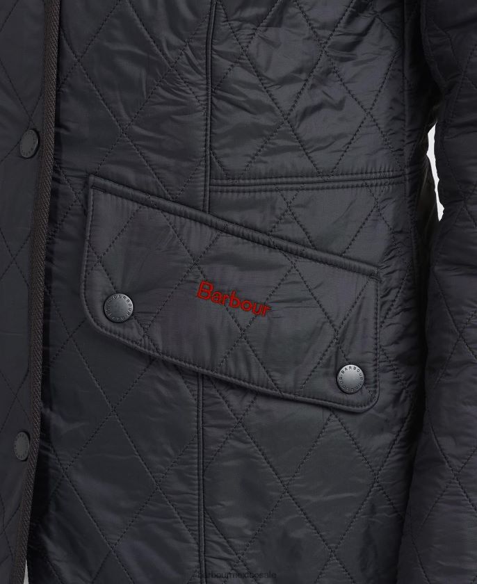 Barbour 8B6RFZ1400 ropa negro mujer chaqueta polar de caballería