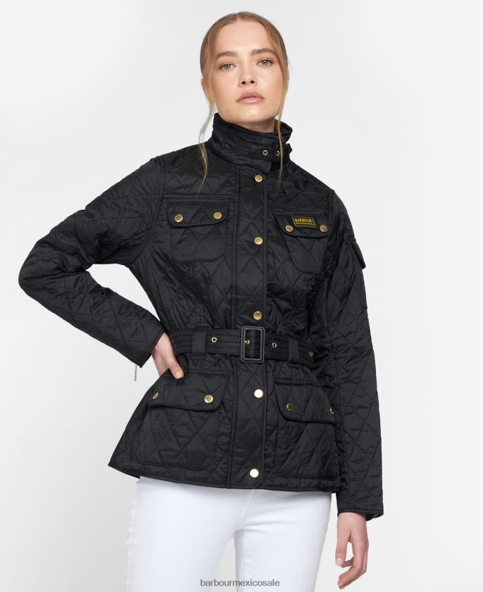 Barbour 8B6RFZ1404 ropa negro mujer chaqueta acolchada internacional