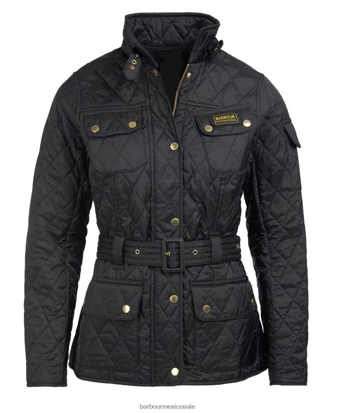 Barbour 8B6RFZ1404 ropa negro mujer chaqueta acolchada internacional