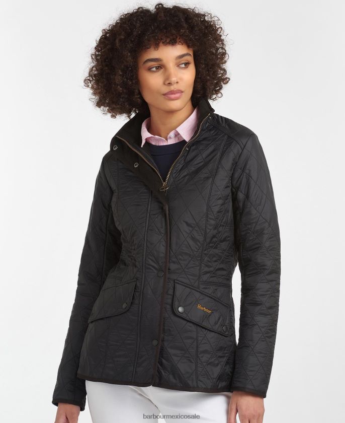 Barbour 8B6RFZ1405 ropa negro mujer chaqueta polar de caballería
