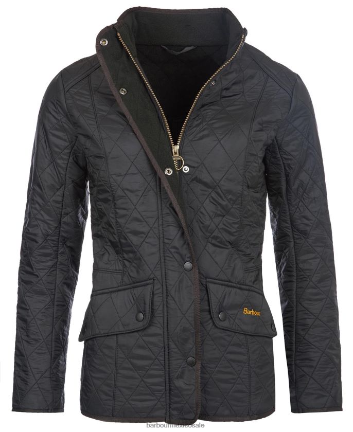 Barbour 8B6RFZ1405 ropa negro mujer chaqueta polar de caballería