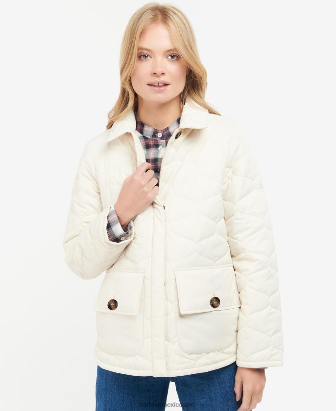 Barbour 8B6RFZ1410 ropa tinta eterna mujer chaqueta acolchada leilani
