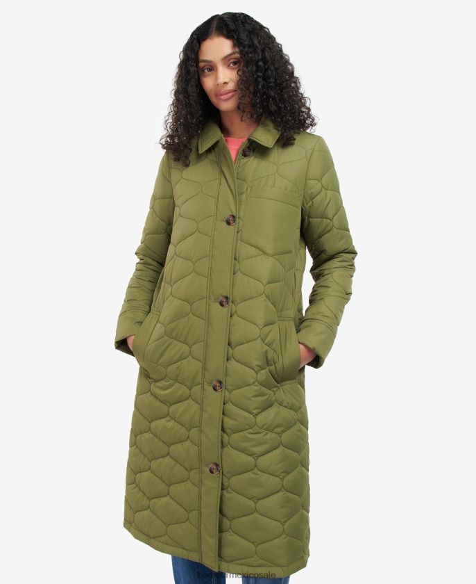 Barbour 8B6RFZ1420 ropa trinchera ligera mujer chaqueta acolchada daria