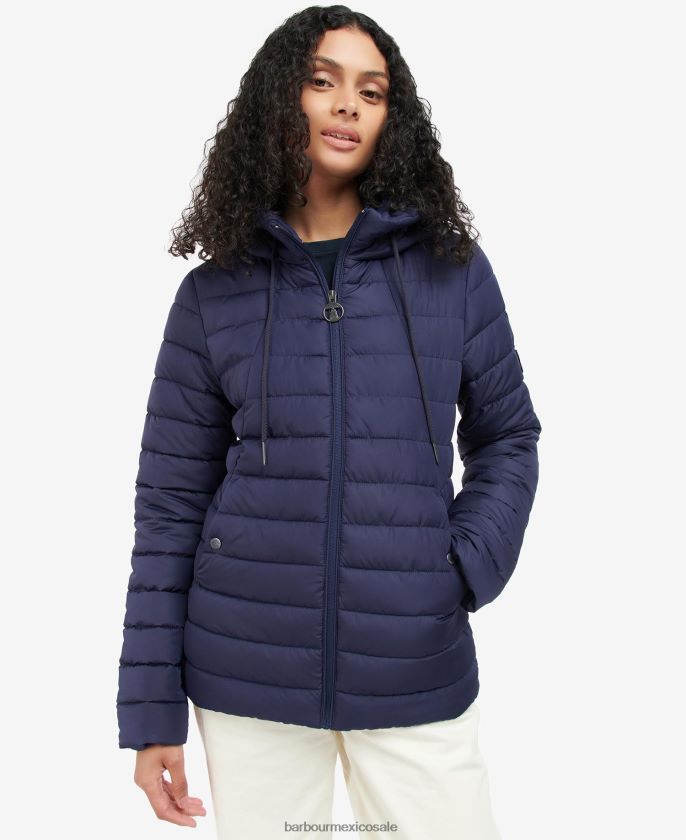 Barbour 8B6RFZ1423 ropa ponche rosa mujer chaqueta acolchada coralina