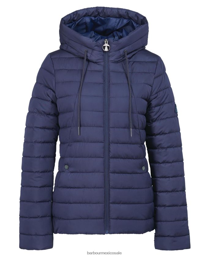 Barbour 8B6RFZ1423 ropa ponche rosa mujer chaqueta acolchada coralina