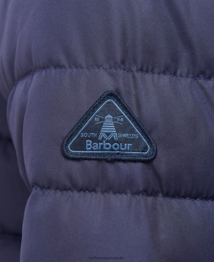 Barbour 8B6RFZ1423 ropa ponche rosa mujer chaqueta acolchada coralina