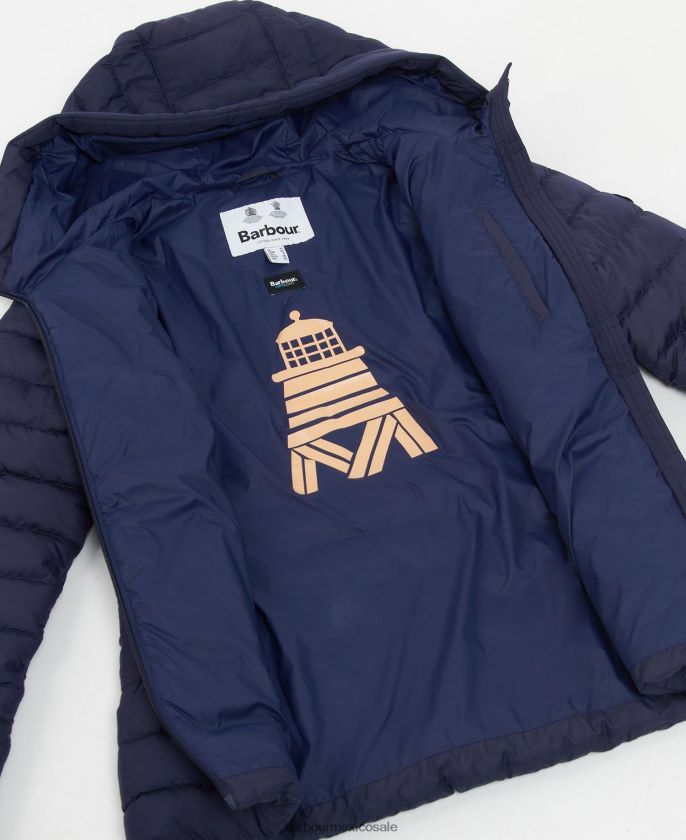 Barbour 8B6RFZ1423 ropa ponche rosa mujer chaqueta acolchada coralina