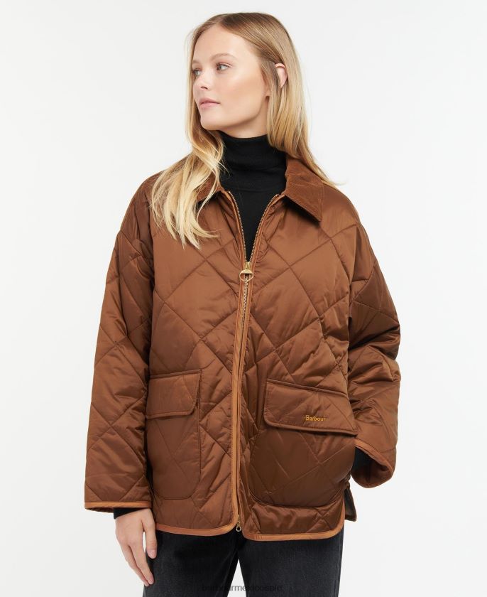 Barbour 8B6RFZ1426 ropa negro/antiguo mujer chaqueta acolchada ryhope