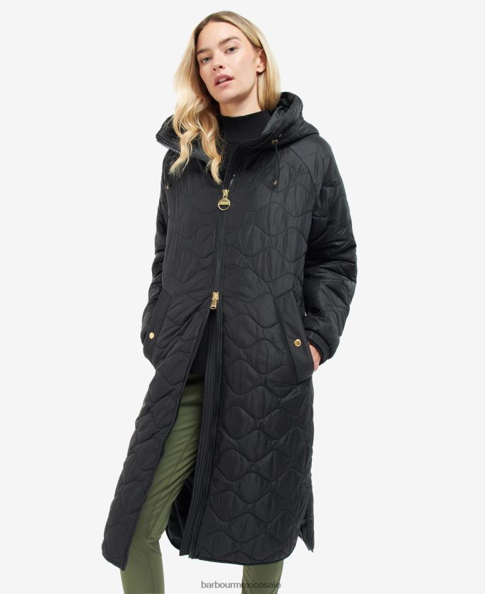 Barbour 8B6RFZ1468 ropa verde palmera mujer chaqueta acolchada roland