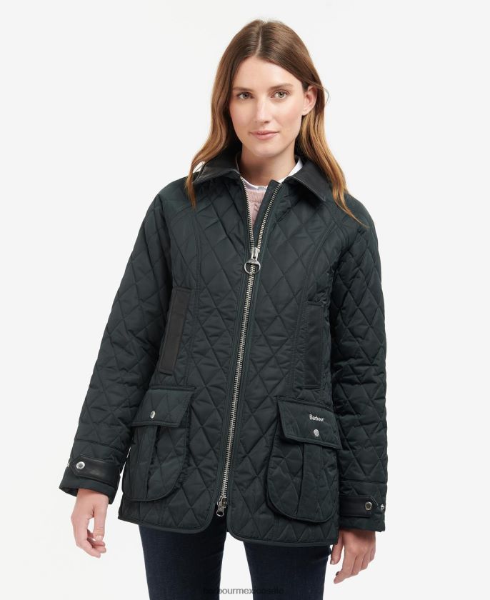 Barbour 8B6RFZ1481 ropa oliva/antiguo mujer chaqueta acolchada premium beadnell