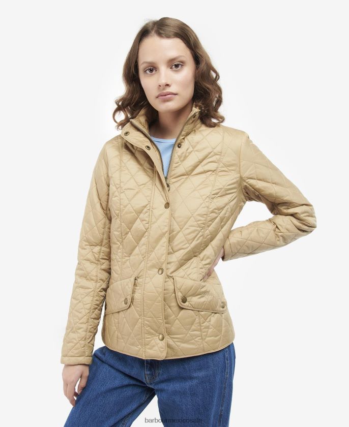 Barbour 8B6RFZ1482 ropa polvo de rosa mujer chaqueta acolchada de caballería de peso mosca