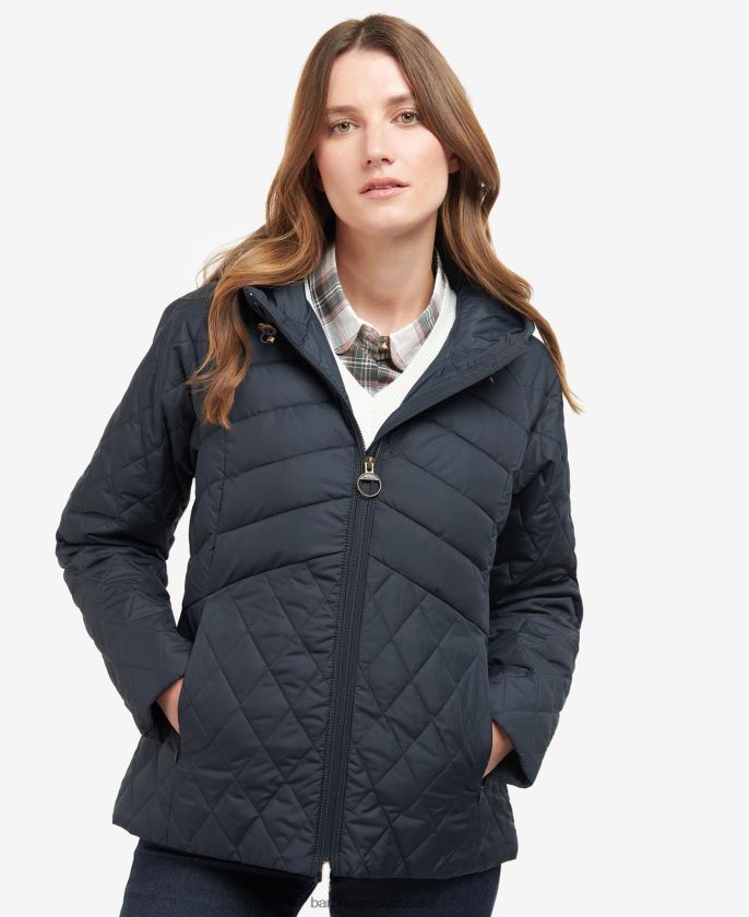 Barbour 8B6RFZ1507 ropa aceituna mujer chaqueta acolchada regia