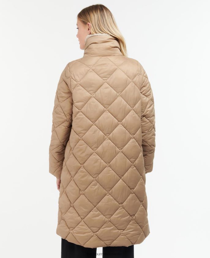 Barbour 8B6RFZ1513 ropa hoja de helecho/tartán clásico mujer chaqueta acolchada kilmory
