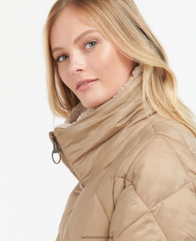 Barbour 8B6RFZ1513 ropa hoja de helecho/tartán clásico mujer chaqueta acolchada kilmory