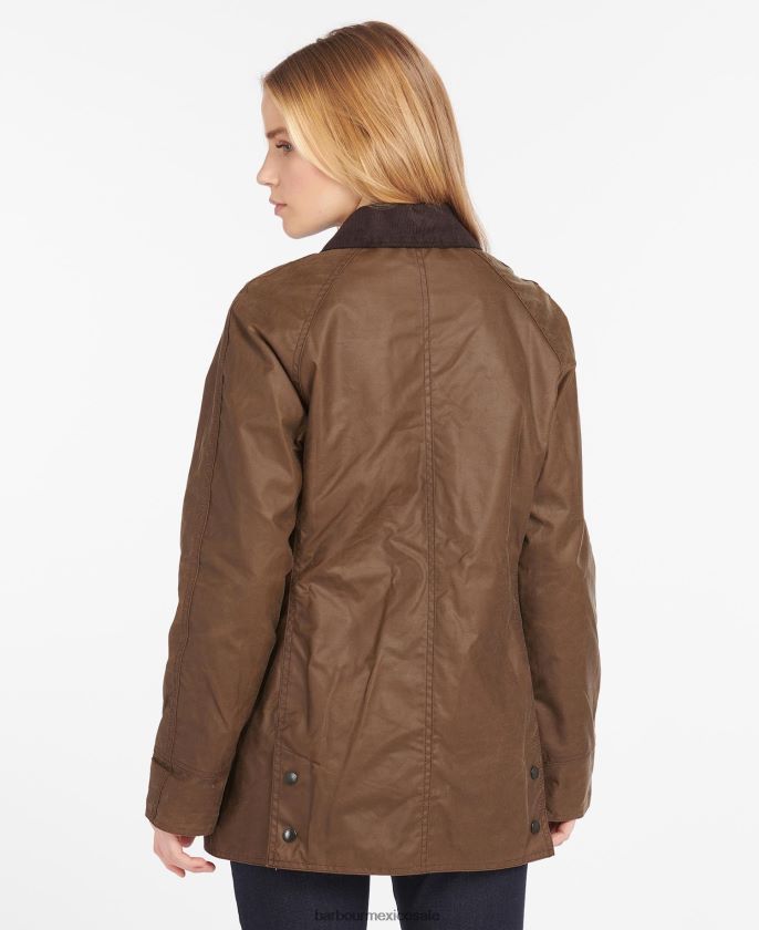 Barbour 8B6RFZ1368 ropa ladrar mujer chaqueta de cera beadnell