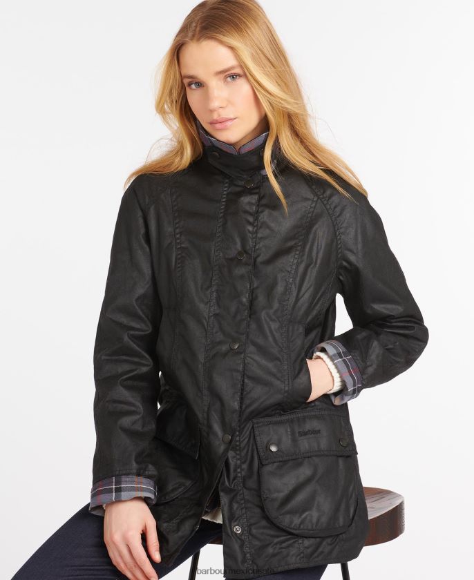 Barbour 8B6RFZ1370 ropa ladrar mujer chaqueta de cera beadnell