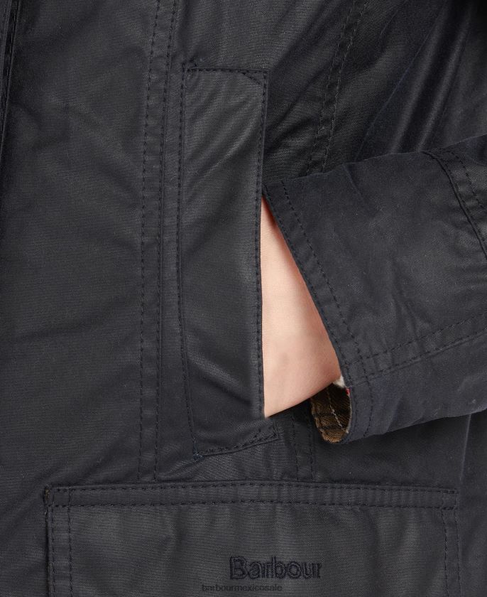 Barbour 8B6RFZ1373 ropa ladrar mujer chaqueta de cera beadnell