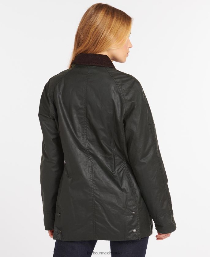 Barbour 8B6RFZ1376 ropa ladrar mujer chaqueta de cera beadnell