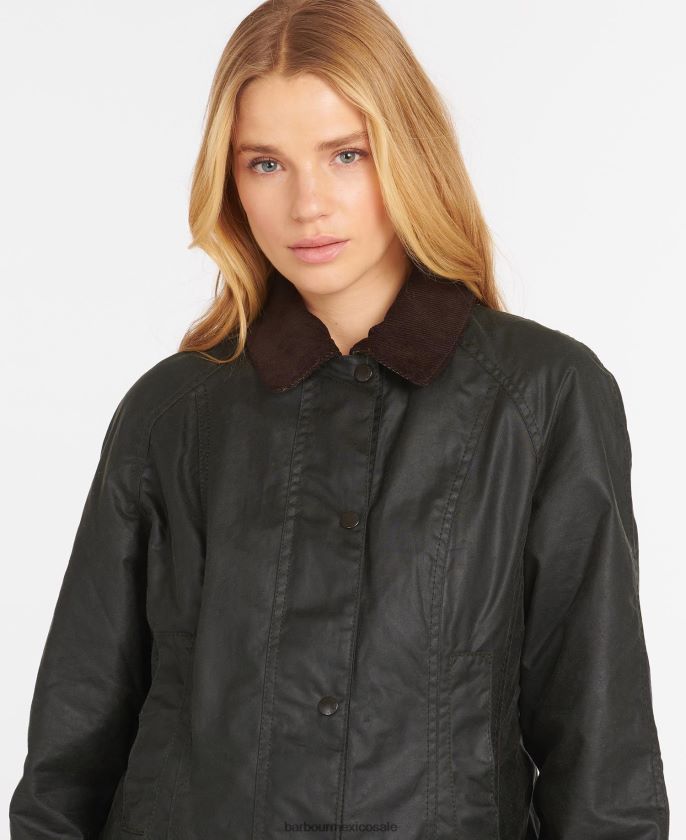 Barbour 8B6RFZ1376 ropa ladrar mujer chaqueta de cera beadnell