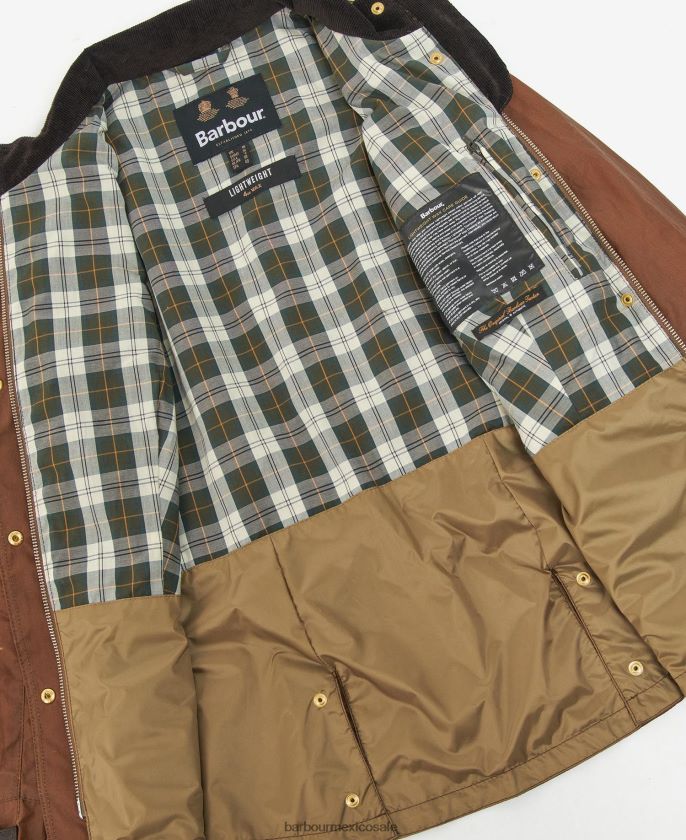 Barbour 8B6RFZ1377 ropa archivo oliva/antiguo mujer chaqueta encerada de defensa premium